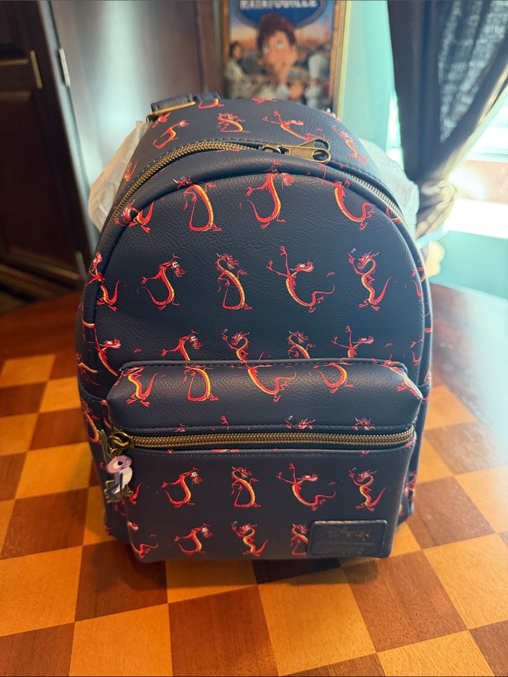 Loungefly × Disney Mulan "Mushu" Mini Backpack